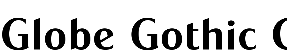 Globe Gothic CG Bold Yazı tipi ücretsiz indir